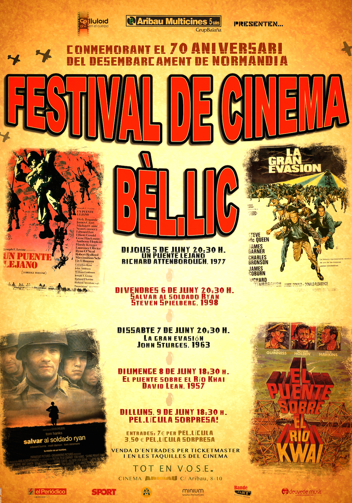Festival de Cinema Bèl.lic- Cinema Aribau- Del 5 al 9 de juny