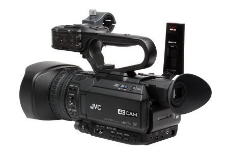 JVC presenta en el CES 2016 su versión de cámara 4K con marcador integrado para deportes