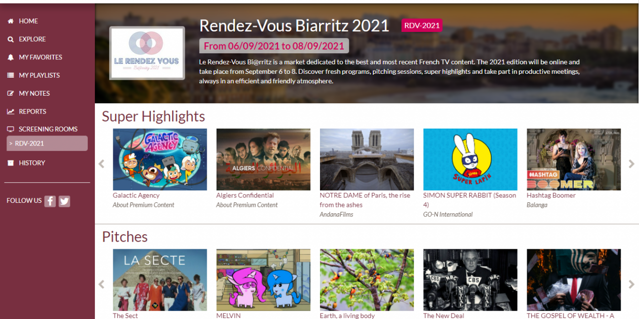 Le Rendez Vous de Biarritz: l’aparador de l’audiovisual francès torna a celebrar-se virtualment