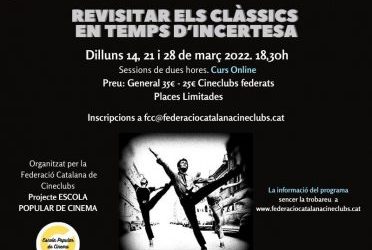 CURS ONLINE “REVISITAR ELS CLÀSSICS EN TEMPS D’INCERTESA” PER ÓSCAR PÉREZ