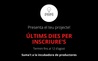 Últims dies per apuntar els vostres projectes al PMP 2022