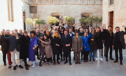 Pere Aragonès rep els guardonats/des dels XV Premis Gaudí al Palau de la Generalitat