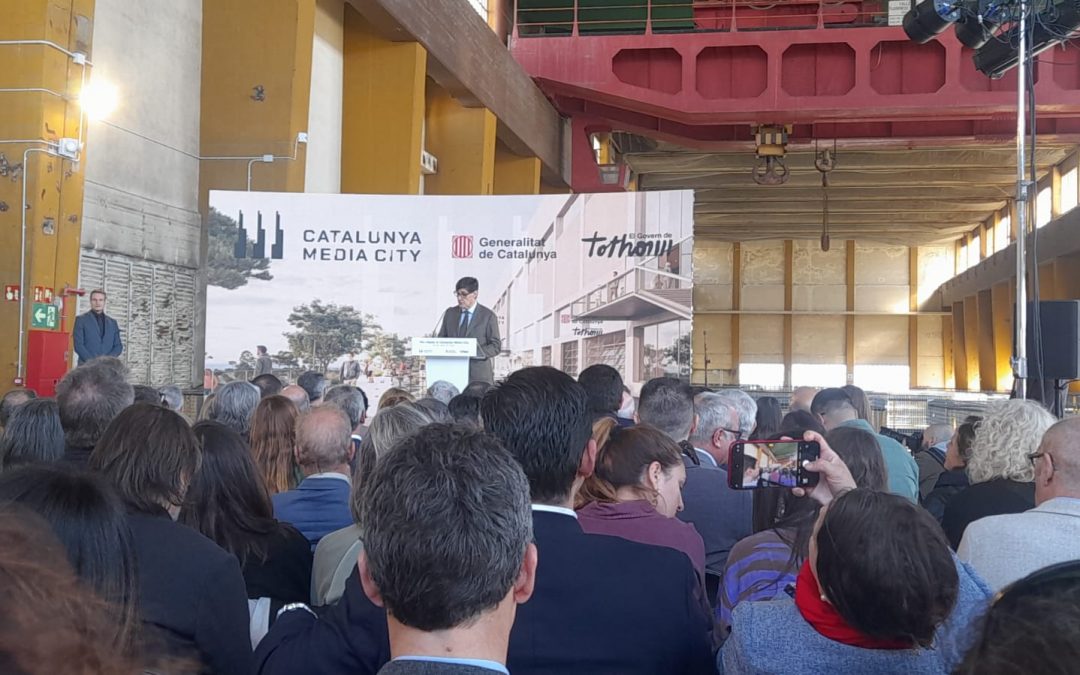 PRESENTACIÓ DE LA NOVA FASE DE “CATALUNYA MEDIA CITY” A LES TRES XEMENEIES…