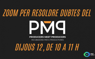ZOOM per resoldre dubtes del PMP – Producers Meet Producers (inscripcions fins al 20/06!)