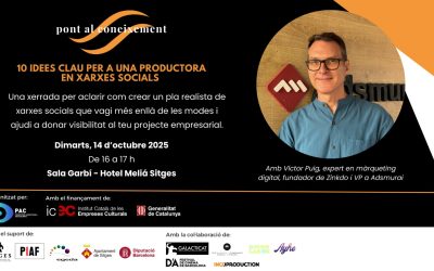 Pont al Coneixement: “10 idees clau per a una productora en xarxes socials” a càrrec de Víctor Puig (Zinkdo)