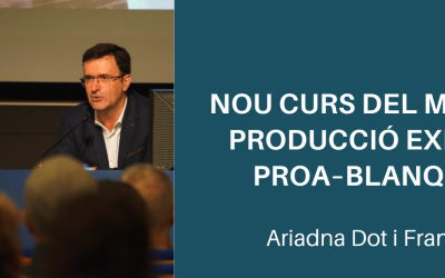Nou curs del Màster en Producció Executiva PROA–Blanquerna