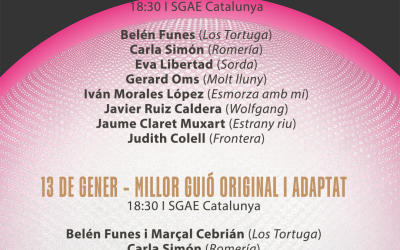 Segueixen les Converses de l’Acadèmia 2026 amb processos de direcció, guió i música a les pel·lícules dels Gaudí