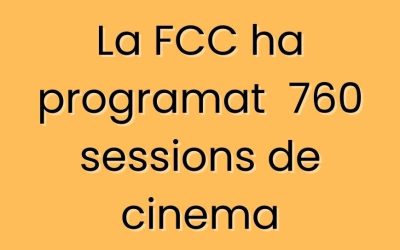La Federació Catalana de Cineclubs presenta un resum de la programació 2025