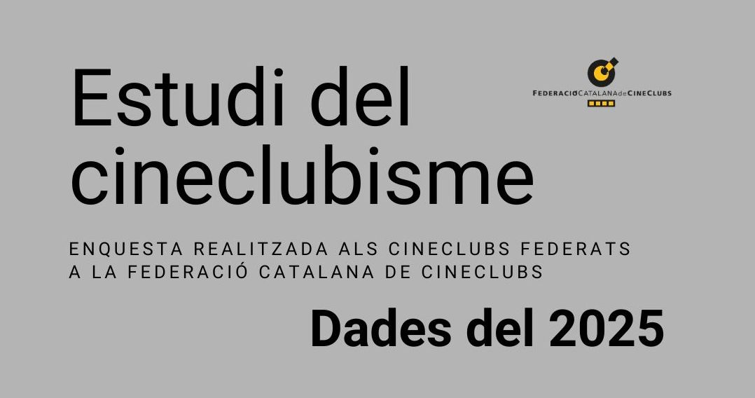 Estudi anual del cineclubisme. Dades 2025